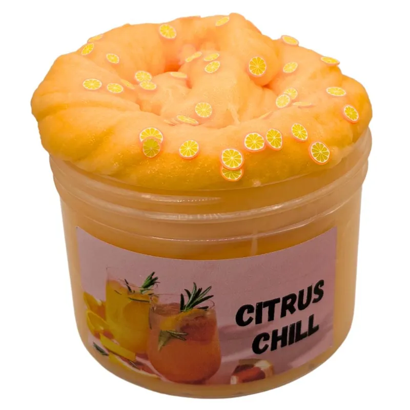 Citrus Chill jar topped with orange sprinkles